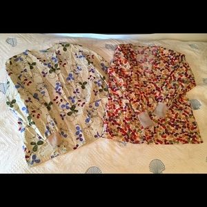 M/L SCRUB WARM UP JACKET LONG SLEEVE EUC